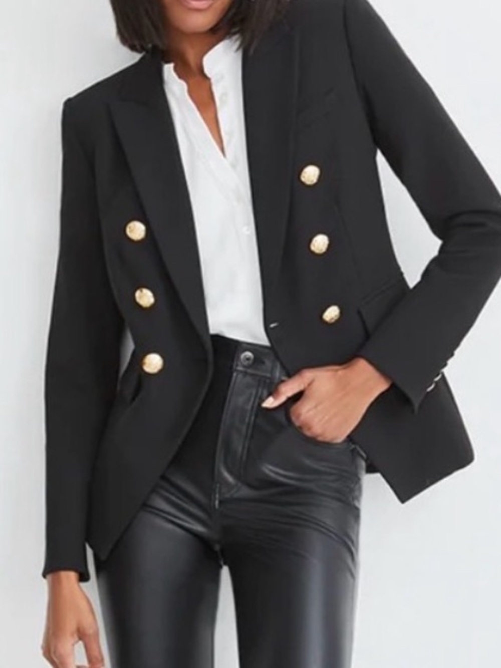 Veronica Beard NEW Miller Dickey Jacket, black w/ silver  buttons size 6 $798